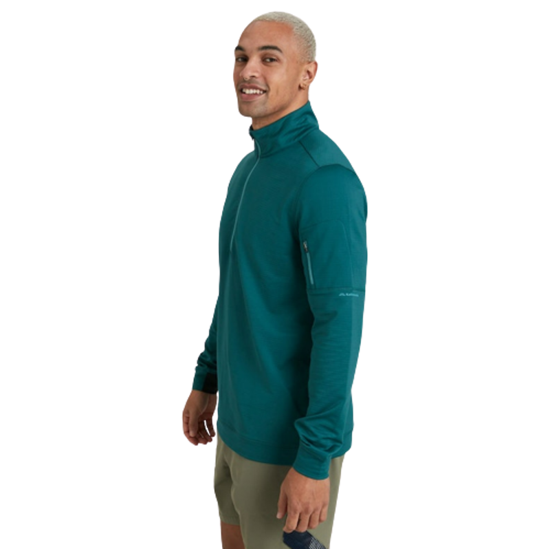 Kathmandu WDN Play Men's 1/4 Zip Pullover in Dive -2